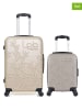 Les P´tites Bombes 2tlg. Hardcase-Trolleyset "Nais" in Beige