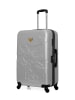 Les P´tites Bombes Hardcase-trolley "Aelys" zilverkleurig - (B)47 x (H)75 x (D)29 cm