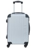Les P´tites Bombes Hardcase-trolley "Hambourg" zilverkleurig - (B)47 x (H)75 x (D)29 cm