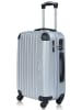 Les P´tites Bombes Hardcase-trolley "Hambourg" zilverkleurig - (B)47 x (H)75 x (D)29 cm
