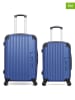 Les P´tites Bombes 2tlg. Hardcase-Trolleyset "Hambourg" in Blau