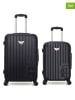 Les P´tites Bombes 2-delige hardcase-trolleyset zwart