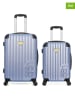 Les P´tites Bombes 2tlg. Hardcase-Trolleyset in Hellblau
