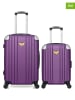 Les P´tites Bombes 2-delige hardcase-trolleyset "Amelie" paars