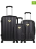 Les P´tites Bombes 3tlg. Hardcase-Trolleyset in Schwarz
