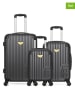 Les P´tites Bombes 3-delige hardcase-trolleyset antraciet