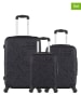 Les P´tites Bombes 3-delige hardcase-trolleyset "Nais" zwart