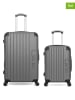 Les P´tites Bombes 2-delige hardcase-trolleyset "Hambourg" antraciet