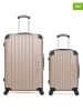 Les P´tites Bombes 2-delige hardcase-trolleyset "Hambourg" beige