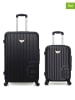 Les P´tites Bombes 2-delige hardcase-trolleyset zwart