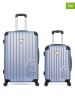 Les P´tites Bombes 2tlg. Hardcase-Trolleyset in Hellblau