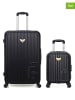 Les P´tites Bombes 2-delige hardcase-trolleyset zwart