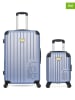 Les P´tites Bombes 2tlg. Hardcase-Trolleyset in Hellblau