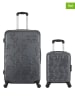 Les P´tites Bombes 2-delige hardcase-trolleyset "Nais" antraciet