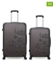 Les P´tites Bombes 2-delige hardcase-trolleyset "Eleonor" antraciet