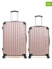 Les P´tites Bombes 2-delige hardcase-trolleyset "Hambourg" lichtroze