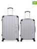 Les P´tites Bombes 2tlg. Hardcase-Trolleyset "Hambourg" in Silber