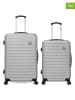 Les P´tites Bombes 2tlg. Hardcase-Trolleyset "Munich" in Grau
