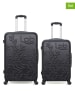 Les P´tites Bombes 2-delige hardcase-trolleyset "Nais" zwart