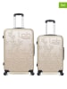 Les P´tites Bombes 2-delige hardcase-trolleyset "Nais" beige