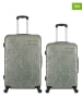 Les P´tites Bombes 2-delige hardcase-trolleyset "Nais" kaki