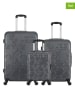 Les P´tites Bombes 3tlg. Hardcase-Trolleyset "Nais" in Anthrazit