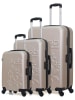 Les P´tites Bombes 3tlg. Hardcase-Trolleyset "Eleonor" in Grau