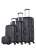 Les P´tites Bombes 4-delige hardcase-trolleyset "Hambourg-c" zwart