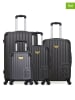 Les P´tites Bombes 4tlg. Hardcase-Trolleyset in Schwarz
