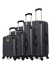 Les P´tites Bombes 4-delige hardcase-trolleyset grijs