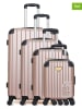 Les P´tites Bombes 4tlg. Hardcase-Trolleyset in Roségold