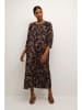 Kaffe Jurk bruin/zwart