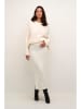Kaffe Strickrock in Creme