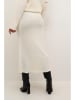Kaffe Strickrock in Creme