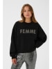 Kaffe Sweatshirt in Schwarz