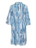 Kaffe Jurk blauw/wit