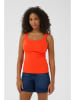Kaffe Top in Orange