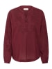 Cream Bluse in Bordeaux