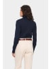 SAINT TROPEZ Rollkragenpullover "Mila" in Dunkelblau