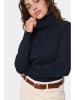 SAINT TROPEZ Rollkragenpullover "Mila" in Dunkelblau