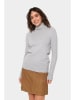 SAINT TROPEZ Rollkragenpullover "Mila" in Grau