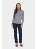 SAINT TROPEZ Rollkragenpullover "Mila" in Grau