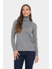 SAINT TROPEZ Rollkragenpullover "Mila" in Grau