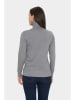 SAINT TROPEZ Rollkragenpullover "Mila" in Grau