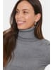 SAINT TROPEZ Rollkragenpullover "Mila" in Grau