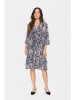SAINT TROPEZ Sukienka w kolorze granatowo-białym