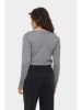 SAINT TROPEZ Sweter "Mila" w kolorze szarym