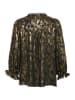 CULTURE Bluse in Schwarz/ Gold