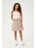 CULTURE Spódnica dżinsowa w kolorze beżowym
