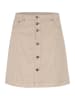 CULTURE Spijkerrok beige